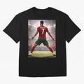 Cristiano Ronaldo Portuguese Legend Number Seven SIUUU Oversized T-Shirt Enjoy the Biggest Football Party of FIFA World Cup 2026 Group Stage Spirit, with Netherlands, CR7 and Messi, Tournament Hype, Historic Matchups, Family Viewing Parties and