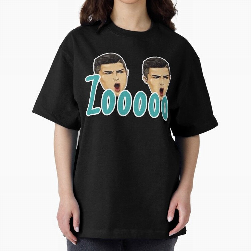 Zooo CR7 funny goal Oversized T-Shirt Honor Football Greatness during FIFA World Cup 2026 Group Stage for Fans of Mbappe and Neymar and Germany, Bringing Stadium Chants, National Pride, Trophy Dreams and Unforgettable Football Memories; Perfect for