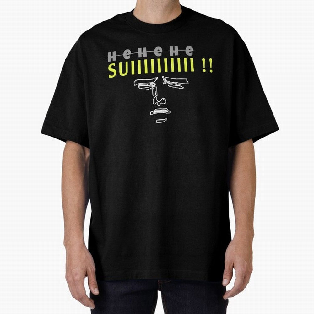 Hehehe siuuu CR7 goal Oversized T-Shirt Relive the Noise and Pride of FIFA World Cup 2026 USA Canada Mexico for Fans of Messi, CR7 and Mbappe and Argentina and Brazil, Bringing Football Festival Excitement, Trophy Ambitions, Country Rivalries and