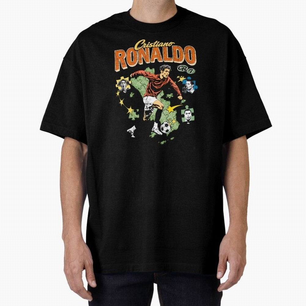 CR7 Cristiano Ronaldo Vintage Oversized T-Shirt Bring Supporter Culture to FIFA World Cup 2026 USA Canada Mexico Inspired by Haaland, Portugal Energy, Classic Soccer Heritage, Championship Pressure, Fan Loyalty and International Pride; Great for