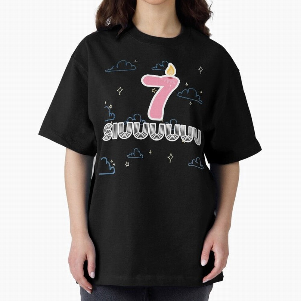 Siuuu 7 Cristiano ronaldo Oversized T-Shirt Make the Season About FIFA World Cup 2026 USA Canada Mexico for Fans of Messi and Brazil, Bringing Championship Spirit, Famous Goals, Roaring Crowds and International Football Unity; Ideal for Football