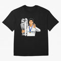 Ronaldo Throphy Oversized T-Shirt Bring World Football Passion into Match Day Hype around FIFA World Cup 2026 Group Stage, Mbappe and Neymar, Spain, Fan Favorite Moments, National Team Passion, Big Match Drama and Soccer History; Great for Watch