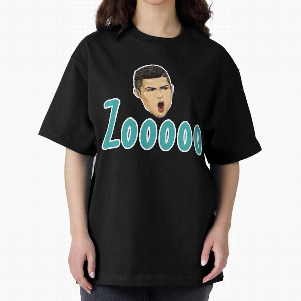 Zoooo funy CR7 goal suiii Oversized T-Shirt Feel the Heartbeat of FIFA World Cup 2026 Group Stage Celebrating Mbappe, Spain and Netherlands Energy, Worldwide Fan Energy, Dramatic Goals, Stadium Lights and Championship Celebrations; Made for