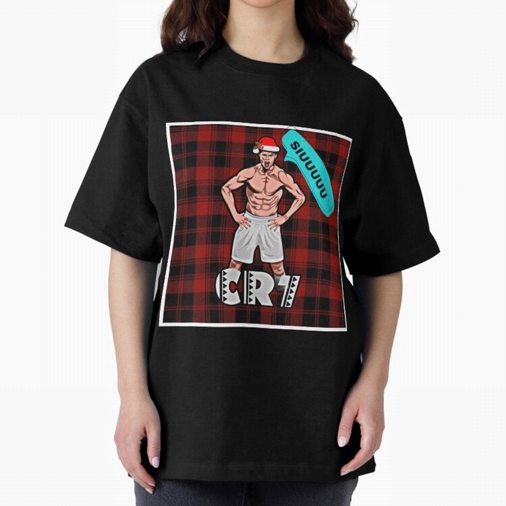 Siuuu Cristiano ronaldo goal Oversized T-Shirt Join FIFA World Cup 2026 Group Stage Highlighting Messi, Portugal, Spain and Germany Energy, Fan Favorite Moments, National Team Passion, Big Match Drama and Soccer History; Perfect for Supporters Who