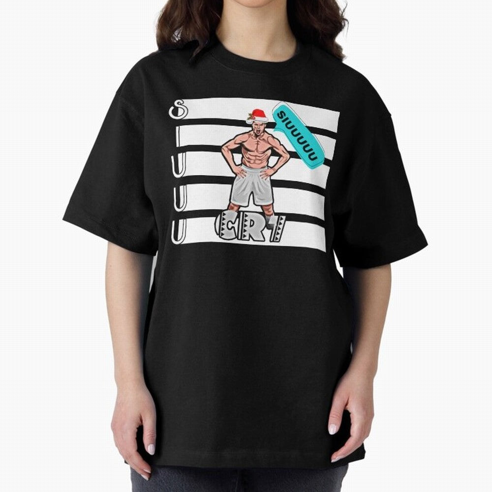 Siuuu Cristiano ronaldo goal Oversized T-Shirt Show Love for Legendary Goals in the FIFA World Cup 2026 Group Stage Journey through Messi and Cristiano Ronaldo Highlights, Argentina, France and Brazil Pride, Global Supporter Spirit, Legendary