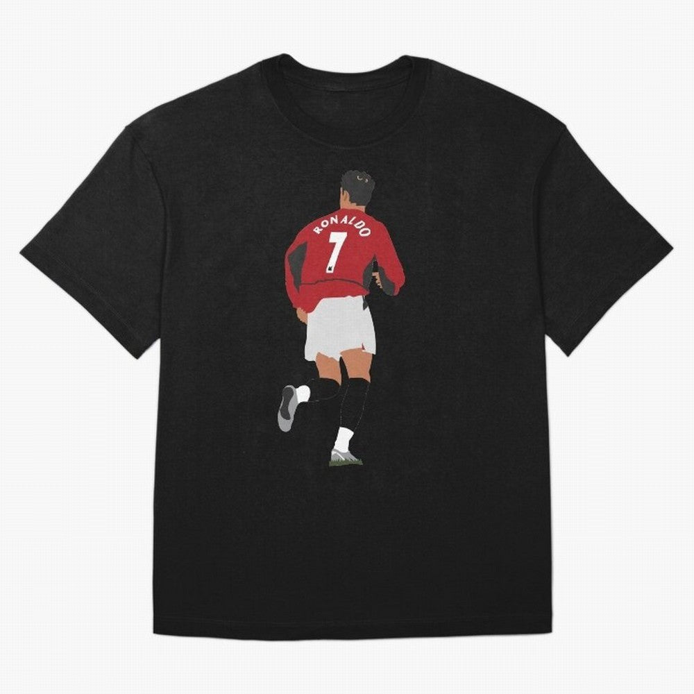 Ronaldo - Man Utd - 2004 Oversized T-Shirt Celebrate Rivalries and Pride in Match Day Hype around FIFA World Cup 2026 Group Stage, Mbappe and Neymar, Brazil, Sports Nostalgia, International Competition, Famous Players and Unforgettable Victories;