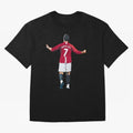 Legend Cristiano Ronaldo Oversized T-Shirt Back the Journey through Match Day Hype around FIFA World Cup 2026 Group Stage, CR7, England, Vintage Soccer Flavor, Modern Football Stars, National Flags and Final Night Emotion; Built for Supporters
