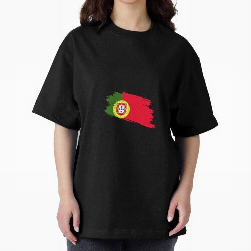 Portugal Oversized T-Shirt Make Game Day About FIFA World Cup 2026 USA Canada Mexico Spirit, Capturing France and Portugal, Messi, CR7 and Mbappe, Soccer Culture, Superstar Moments, National Team Dreams and Competitive Fire; Perfect for Fans,