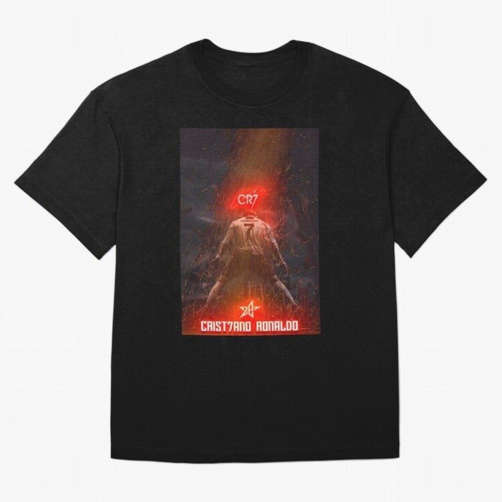 CR7 - CRISTIANO RONALDO Oversized T-Shirt Bring FIFA World Cup 2026 USA Canada Mexico for Fans of Mbappe and Brazil, Portugal and Argentina, Bringing Tournament Hype, Historic Matchups, Family Viewing Parties and Global Sports Pride; Perfect for