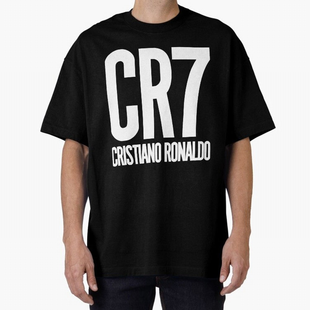 CR7 Cristiano Ronaldo Oversized T-Shirt Step into Match Day Hype around FIFA World Cup 2026 Group Stage, CR7 and Messi, Spain and Netherlands, Sports Nostalgia, International Competition, Famous Players and Unforgettable Victories; Built for