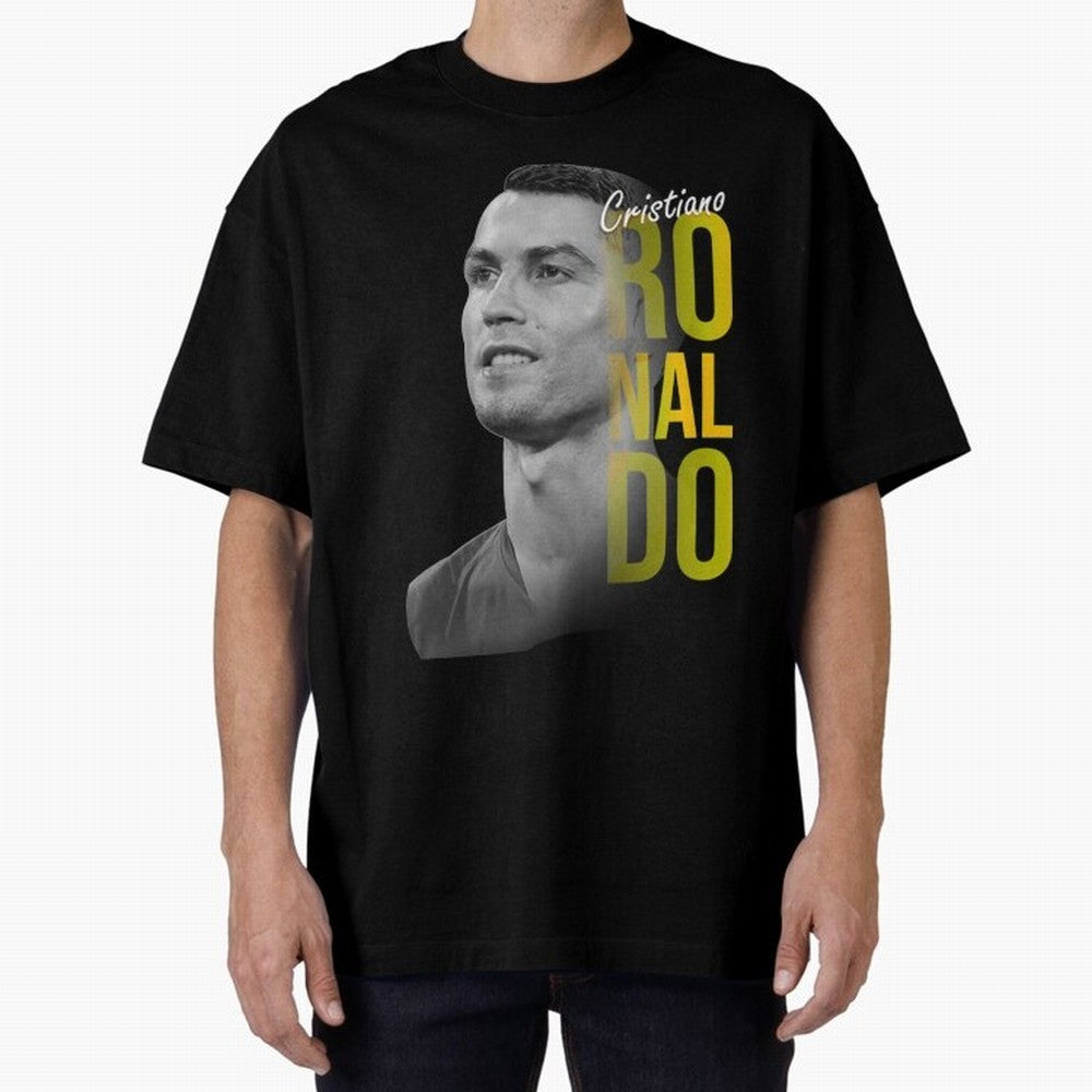 Ronaldo Cr7 Cristiano Ronaldo The Rocket Oversized T-Shirt Capture FIFA World Cup 2026 Celebrating Neymar, Haaland and Cristiano Ronaldo, France and Portugal Energy, Match Day Excitement, Supporter Culture, Golden Goals and Global Football Passion;