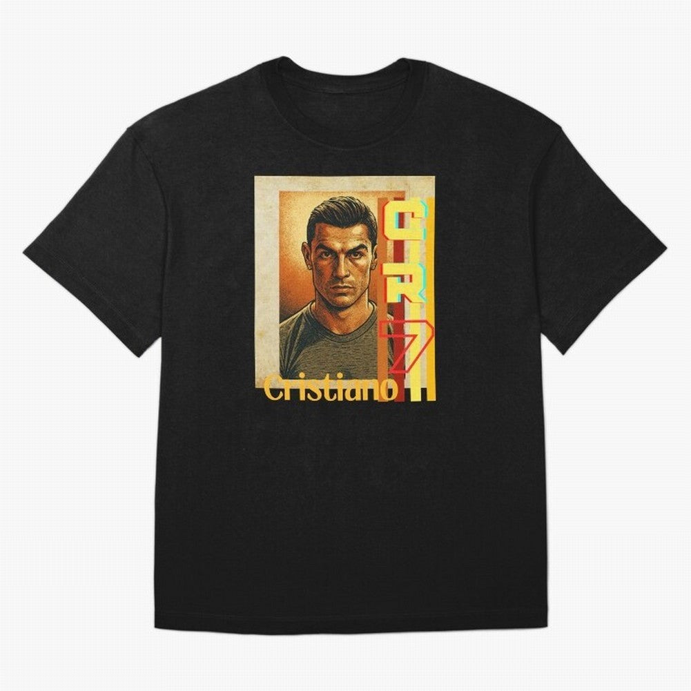 Cristiano Ronaldo Oversized T-Shirt Support Your Favorite Stars during FIFA World Cup 2026 Highlighting Cristiano Ronaldo, England, France and Netherlands Energy, Football Passion, Legendary Performances, Festival Vibes and Supporter Community;