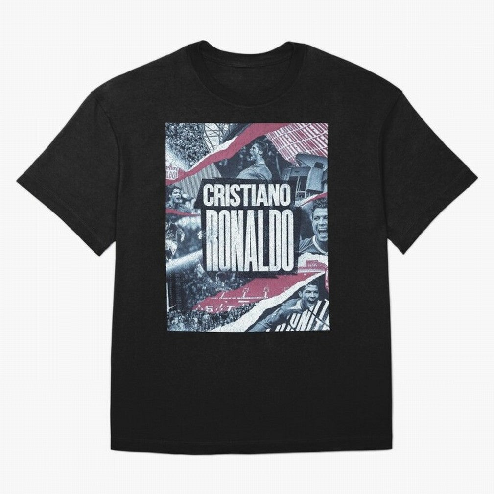 Cristiano Ronaldo Oversized T-Shirt Honor the Football Icons of FIFA World Cup 2026 Group Stage Spirit, Highlighting France and Portugal, Messi, CR7 and Mbappe, Classic Soccer Heritage, Championship Pressure, Fan Loyalty and International Pride;