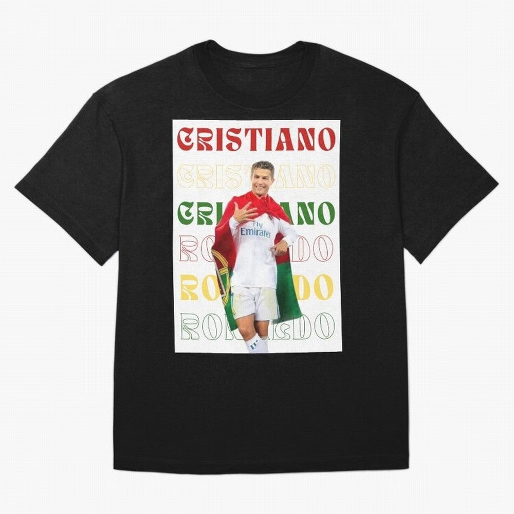 Cristiano Ronaldo designs Oversized T-Shirt Show Your Tournament Heart for FIFA World Cup 2026 Group Stage Spirit, with England and Germany, Messi and Cristiano Ronaldo, Classic Soccer Heritage, Championship Pressure, Fan Loyalty and International