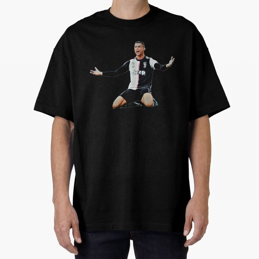 CR 7 v.3 Oversized T-Shirt Celebrate Global Passion for the FIFA World Cup 2026 Group Stage Journey through CR7 and Messi Highlights, France and Portugal Pride, Supporter Pride, Iconic Celebrations, Legendary Names and Global Match Day Energy;
