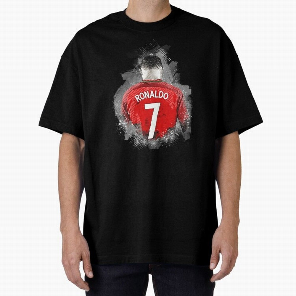 Cristiano Ronaldo Oversized T-Shirt Showcase the FIFA World Cup 2026 Group Stage Journey through Cristiano Ronaldo Highlights, England Pride, Soccer Culture, Superstar Moments, National Team Dreams and Competitive Fire; Ideal for Football Dads,