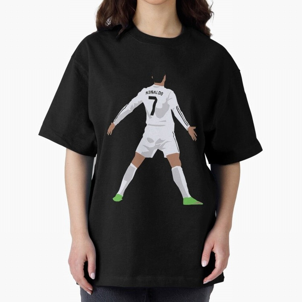 Cristiano Ronaldo Classic T-Shirt Oversized T-Shirt Create FIFA World Cup 2026 Spirit, Featuring Spain, CR7 and Messi, Global Supporter Spirit, Legendary Goals, National Colors and Tournament Celebration; Perfect for People Who Love Argentina,