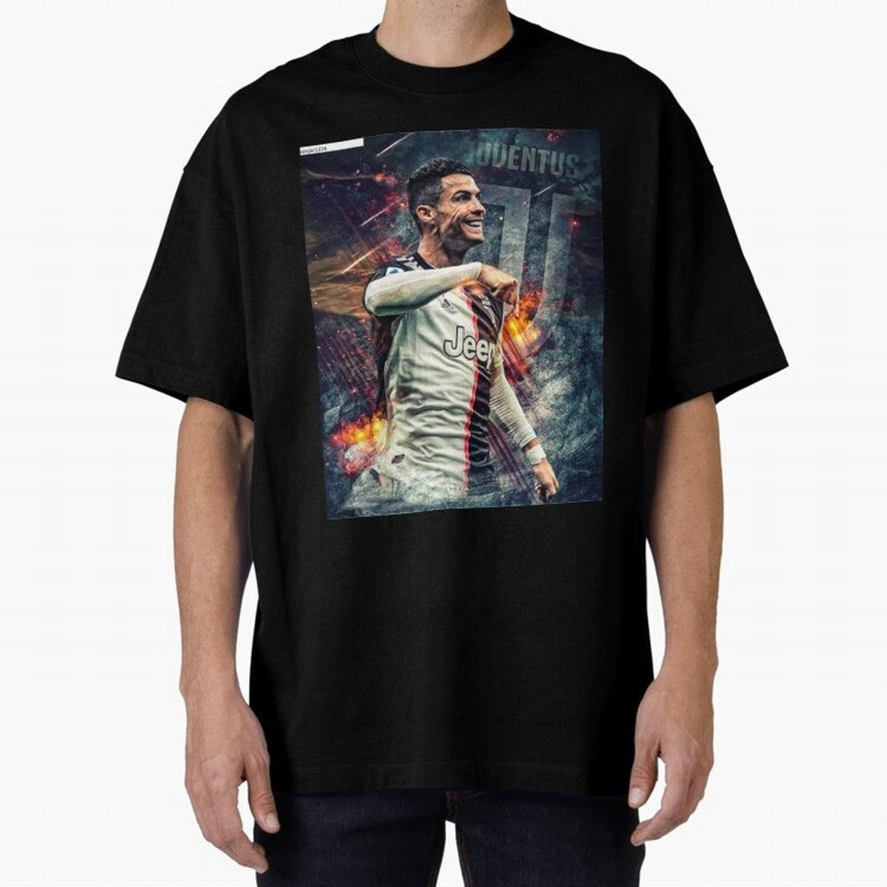 Wallpaper Cristiano Ronaldo Oversized T-Shirt Represent Football Lovers during FIFA World Cup 2026 for Fans of CR7 and Netherlands, Bringing Fan Favorite Moments, National Team Passion, Big Match Drama and Soccer History; Made for Collectors Who