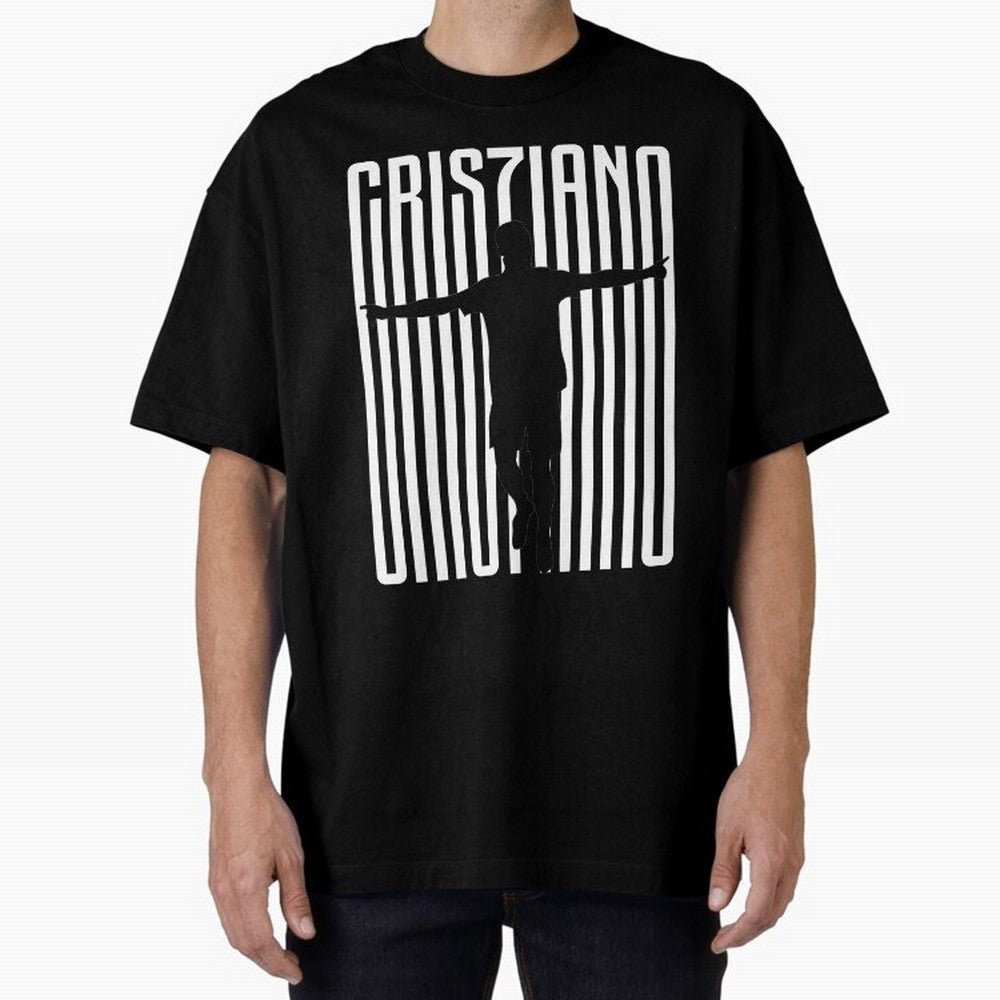 Cristiano Ronaldo Oversized T-Shirt Celebrate Football Heritage in Global Football Passion for FIFA World Cup 2026 USA Canada Mexico, Made for Messi, CR7 and Mbappe, Spain and Netherlands, Match Day Excitement, Supporter Culture, Golden Goals and
