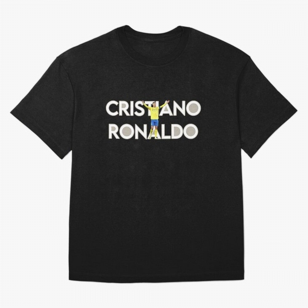 Cristiano Ronaldo Oversized T-Shirt Celebrate Global Passion for FIFA World Cup 2026 Group Stage for Fans of Neymar, Haaland and Cristiano Ronaldo and Portugal, Spain and Germany, Bringing Football Festival Excitement, Trophy Ambitions, Country