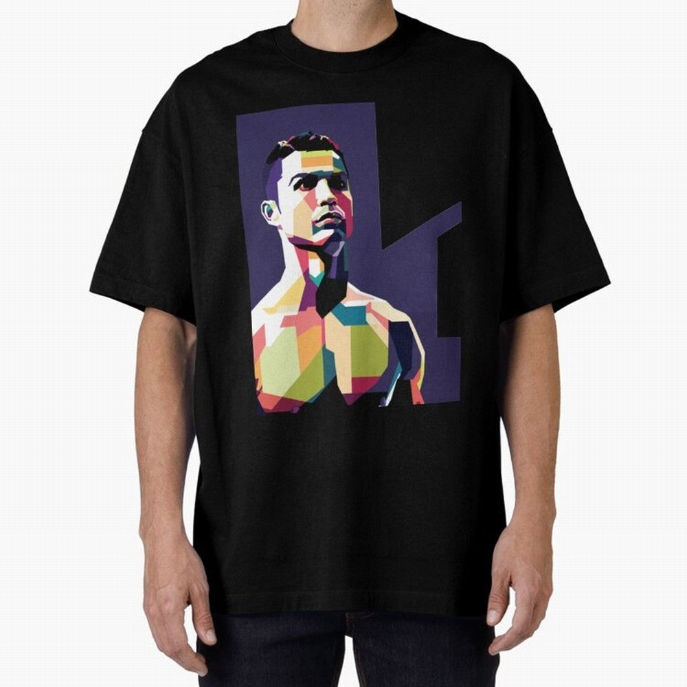 Ronaldo Cristiano Ronaldo Oversized T-Shirt Honor the Beautiful Game during the FIFA World Cup 2026 USA Canada Mexico Journey through CR7 and Messi Highlights, England, France and Netherlands Pride, Stadium Memories, Football Loyalty, International