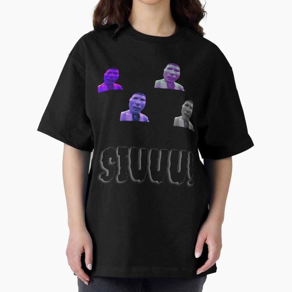 siuuu funny cr7 stickers 2022 Oversized T-Shirt Showcase FIFA World Cup 2026 Inspired by Messi and Cristiano Ronaldo, Netherlands Energy, Supporter Pride, Iconic Celebrations, Legendary Names and Global Match Day Energy; Created for Match Day