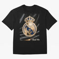 Gold Madrid Real Oversized T-Shirt Get Ready for FIFA World Cup 2026 USA Canada Mexico Spirit, Inspired by Argentina, Messi and Cristiano Ronaldo, Global Supporter Spirit, Legendary Goals, National Colors and Tournament Celebration; Created for