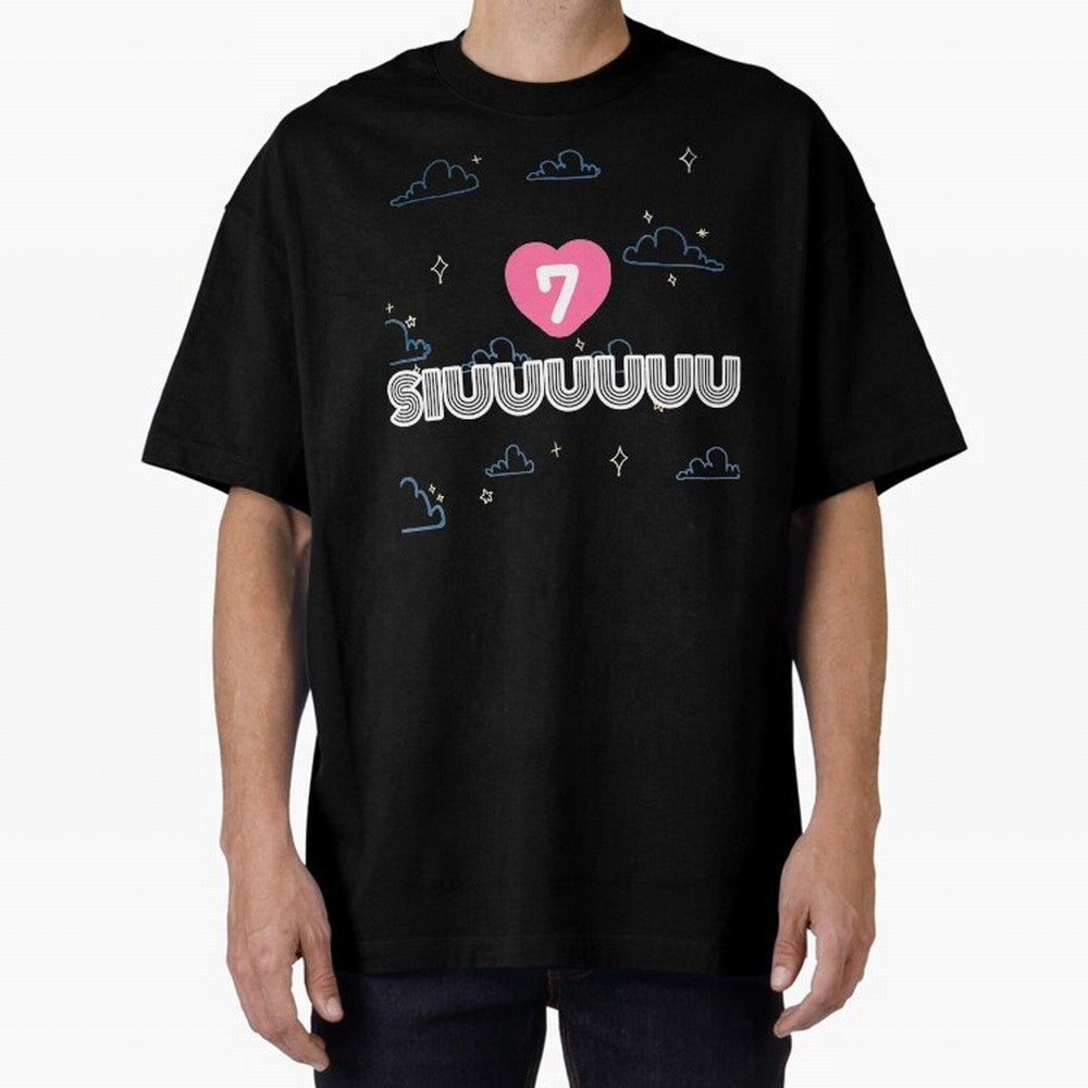 Siiiuuu 7 CR7 goal Oversized T-Shirt Bring the FIFA World Cup 2026 Journey through Neymar Highlights, Argentina, France and Brazil Pride, Champion Mindset, Group Stage Buzz, Knockout Tension and Passionate Fan Culture; Perfect for People Who Love