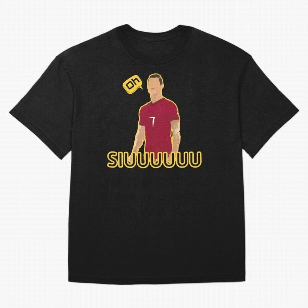 Oh siuuu CR7 funny Oversized T-Shirt Back Your Heroes with FIFA World Cup 2026 Inspired by Messi and Cristiano Ronaldo, Netherlands Energy, Match Day Excitement, Supporter Culture, Golden Goals and Global Football Passion; Perfect for Fans,