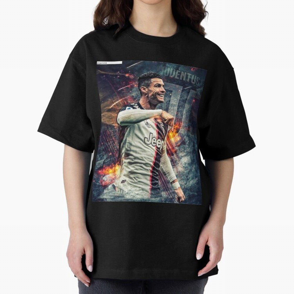 Wallpaper Cristiano Ronaldo Oversized T-Shirt Celebrate the Magic of FIFA World Cup 2026 USA Canada Mexico Featuring Mbappe, England, France and Netherlands Energy, Retro Football Energy, Iconic Rivalries, Trophy Chase Drama and Stadium Atmosphere;