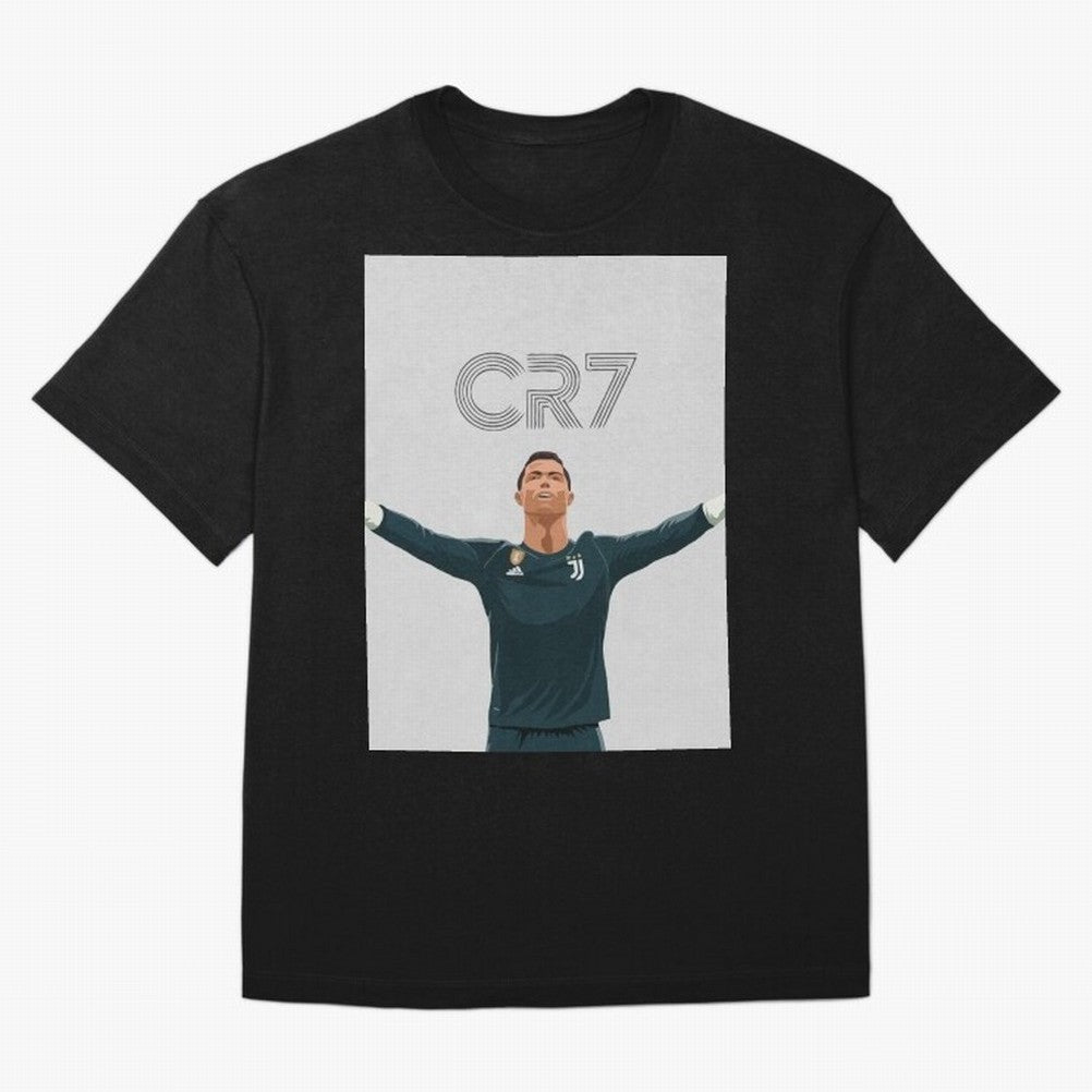 Cristiano Ronaldo CR7 Juventus T-shirt Design Oversized T-Shirt Honor FIFA World Cup 2026 USA Canada Mexico Filled with Neymar, Haaland and Cristiano Ronaldo, England and Germany Energy, Goal Celebration Energy, Supporter Heritage, Football Icons