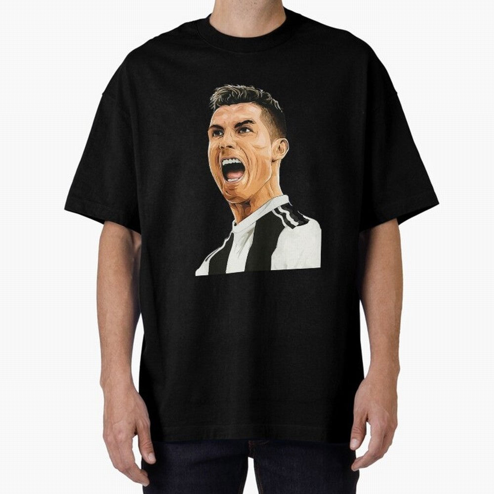 Cristiano Ronaldo Cristiano Ronaldo CR7 Oversized T-Shirt Back Your Heroes with FIFA World Cup 2026 USA Canada Mexico for Fans of CR7 and Messi and Spain and Netherlands, Bringing Tournament Hype, Historic Matchups, Family Viewing Parties and