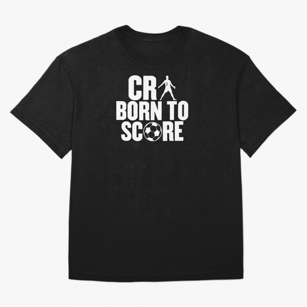 Cr7 Born To Score Oversized T-Shirt Follow the Road to Match Day Hype around FIFA World Cup 2026, CR7, France and Portugal, Fan Favorite Moments, National Team Passion, Big Match Drama and Soccer History; Built for Supporters Chasing Trophy Dreams,