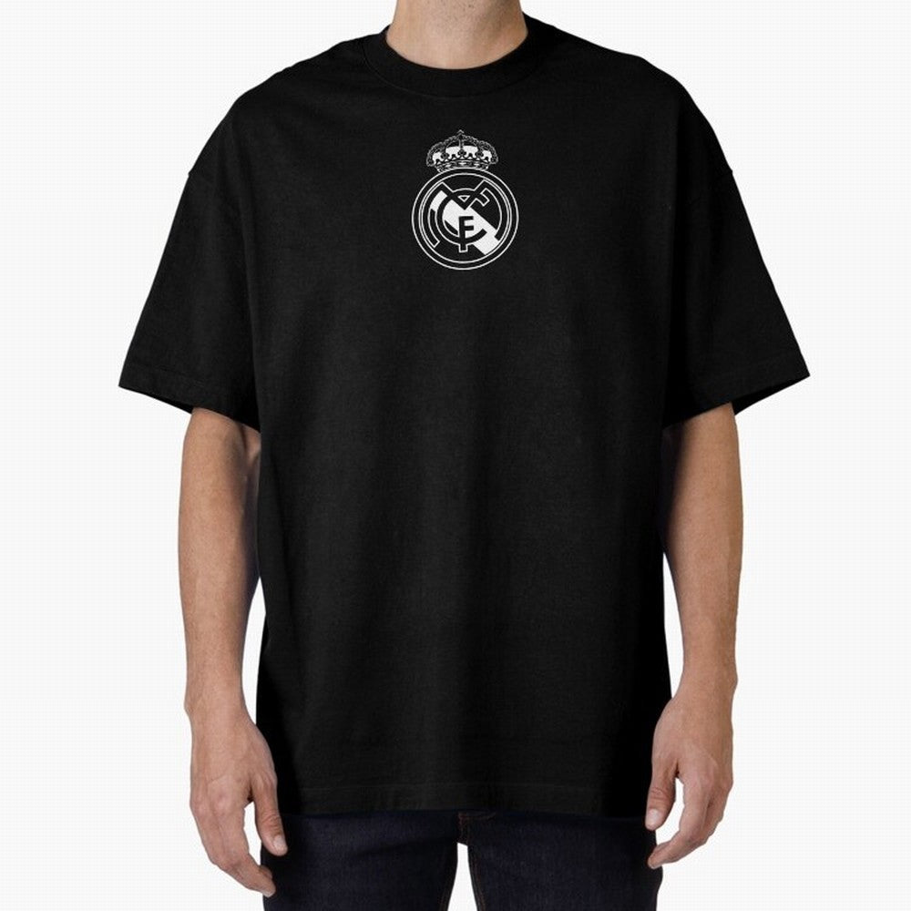 RE-AL-MAD-RID- Logo FC Merchandise Oversized T-Shirt Make Game Day About FIFA World Cup 2026 USA Canada Mexico for Fans of CR7 and Messi and Argentina, France and Brazil, Bringing Stadium Memories, Football Loyalty, International Chants and