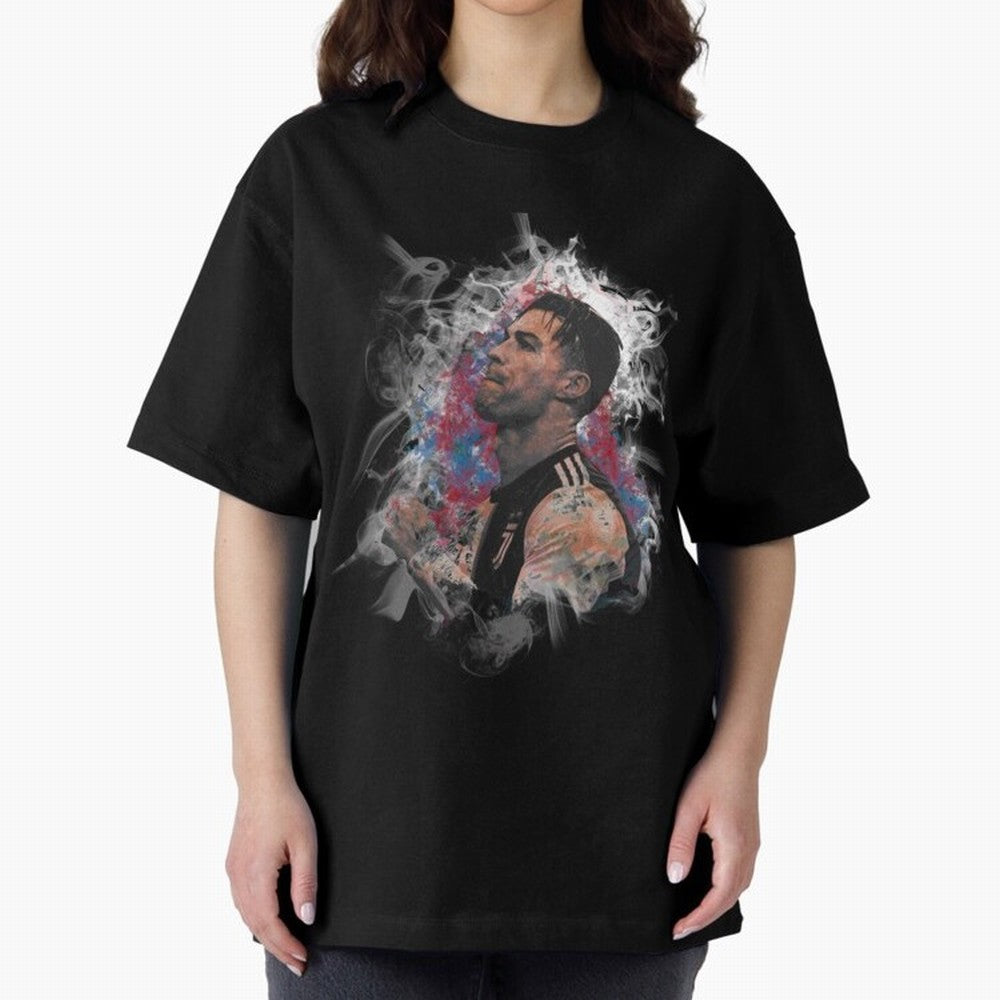 Cristiano Ronaldo pop art painting of ronaldo Oversized T-Shirt Remember FIFA World Cup 2026 Group Stage for Fans of Messi and Cristiano Ronaldo and England, France and Netherlands, Bringing Retro Football Energy, Iconic Rivalries, Trophy Chase