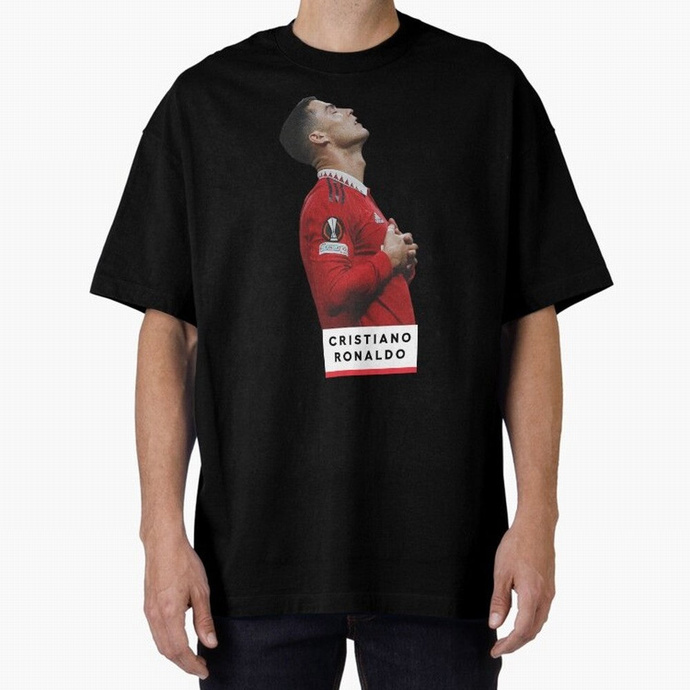 New Celebration Ronaldo Oversized T-Shirt Celebrate the Stars of FIFA World Cup 2026 USA Canada Mexico for Fans of Messi and Germany, Bringing Football Festival Excitement, Trophy Ambitions, Country Rivalries and Star Player Buzz; Ideal for