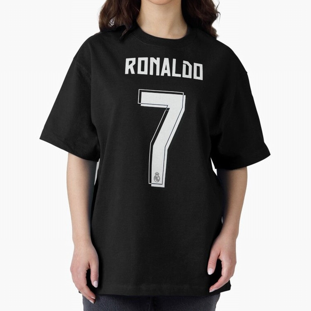 CR7, Cristiano Ronaldo, Cristiano, Ronaldo, oro, portugal, 7, number, dorsal Oversized T-Shirt Represent Football Lovers during FIFA World Cup 2026 USA Canada Mexico for Fans of Haaland and Brazil, Bringing Global Supporter Spirit, Legendary Goals,