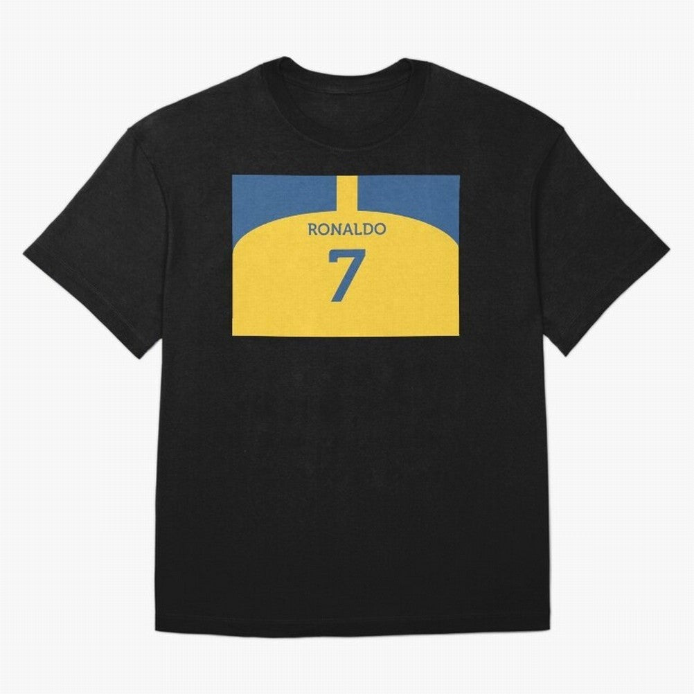 Cristiano Ronaldo Al Nassr Fc Oversized T-Shirt Share FIFA World Cup 2026 USA Canada Mexico Filled with Haaland and Mbappe, England, France and Netherlands Energy, Championship Spirit, Famous Goals, Roaring Crowds and International Football Unity;