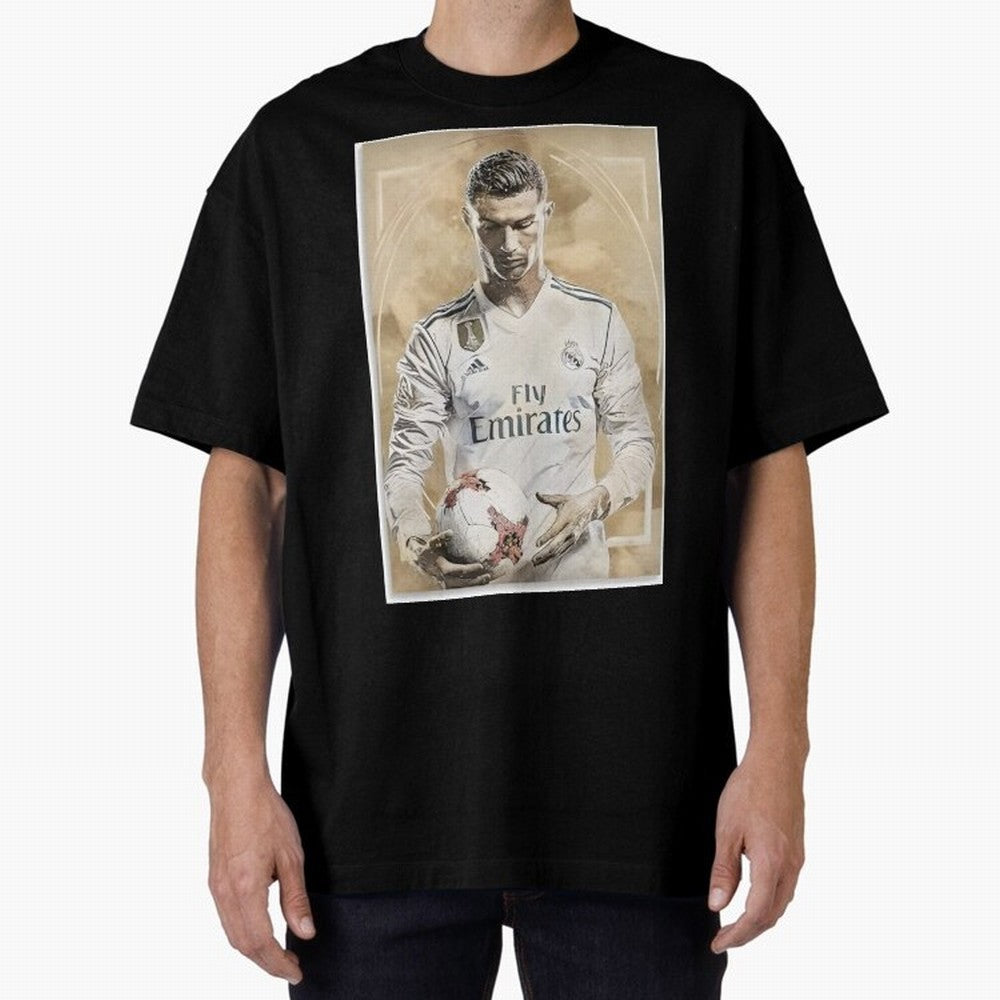 Cr7 Oversized T-Shirt Elevate FIFA World Cup 2026 for Fans of CR7 and Netherlands, Bringing Football Passion, Legendary Performances, Festival Vibes and Supporter Community; Ideal for Passionate Fans Who Love Underdog Stories, Superstar Goals and