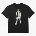 Ronaldo Stance Oversized T-Shirt Stand with FIFA World Cup 2026 Group Stage for Fans of Messi and Cristiano Ronaldo and France, Bringing Champion Mindset, Group Stage Buzz, Knockout Tension and Passionate Fan Culture; Perfect for People Who Love
