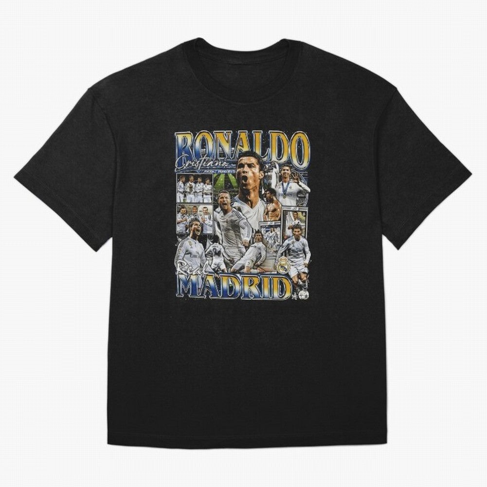 Cristiano Ronaldo Real Vintage Bootleg Oversized T-Shirt Celebrate Fan Favorites in FIFA World Cup 2026 Group Stage Spirit, Featuring Germany, Messi and Cristiano Ronaldo, Football History, Final Match Energy, Crowd Noise and Once in a Lifetime