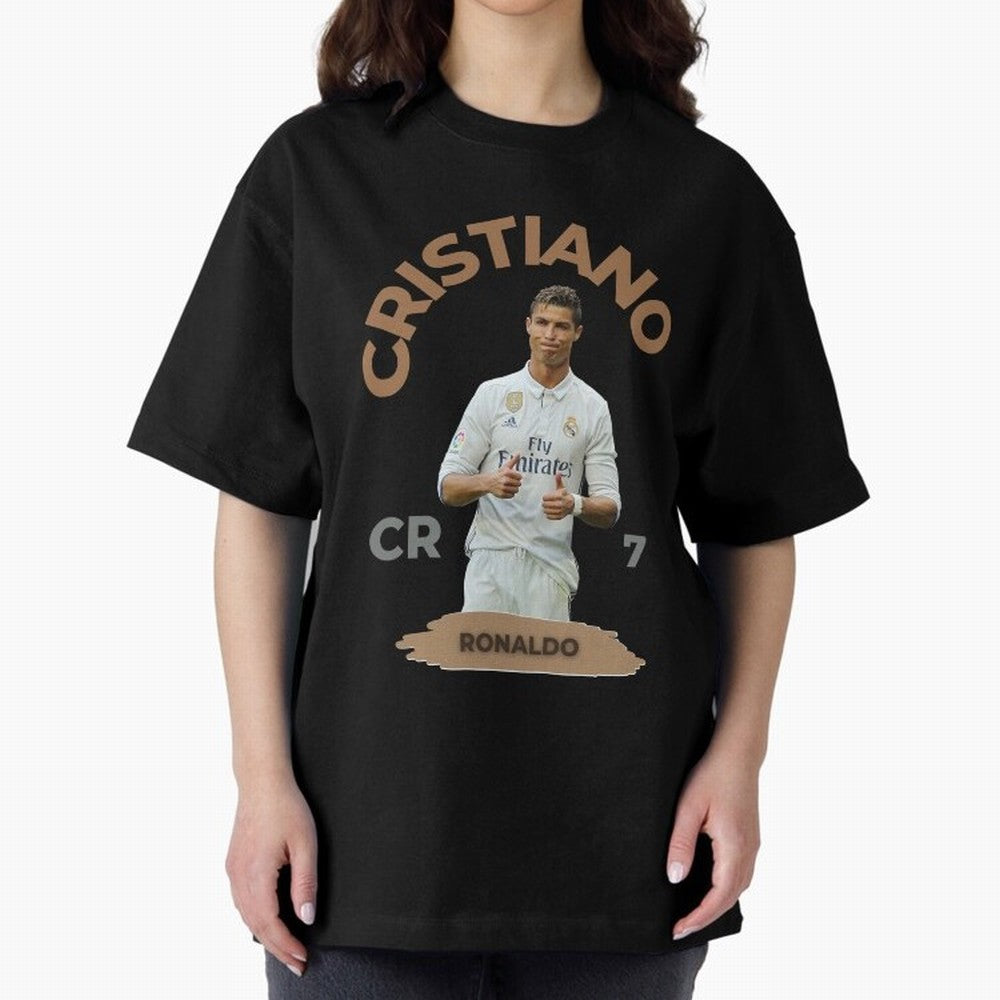 Essential Cristiano Ronaldo Siuuu Oversized T-Shirt Celebrate National Team Dreams in FIFA World Cup 2026 Group Stage Connected to Messi, France and Portugal Energy, Stadium Chants, National Pride, Trophy Dreams and Unforgettable Football Memories;
