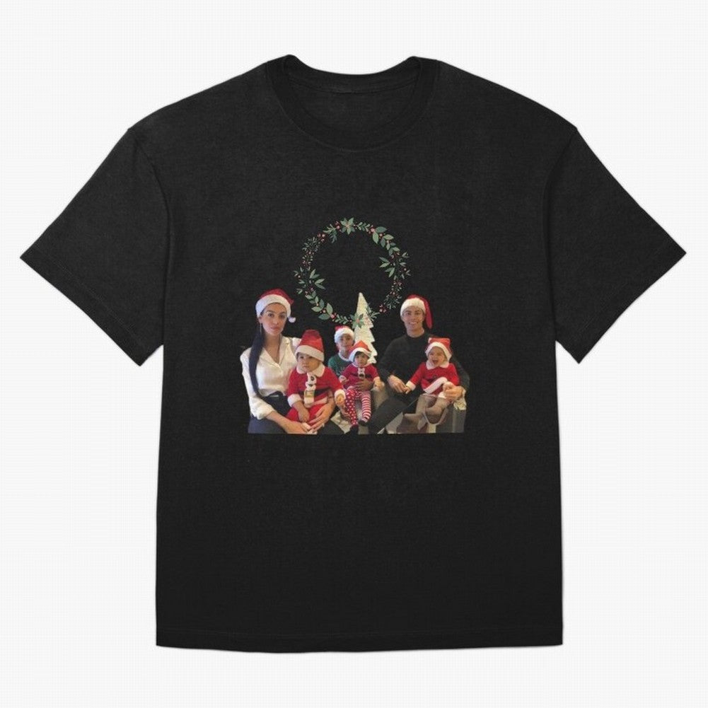Cristiano ronaldo siuuu familly - siuuu Merry Christmas Oversized T-Shirt Back the Journey through Match Day Hype around FIFA World Cup 2026 USA Canada Mexico, Messi and Cristiano Ronaldo, Netherlands, Sports Nostalgia, International Competition,
