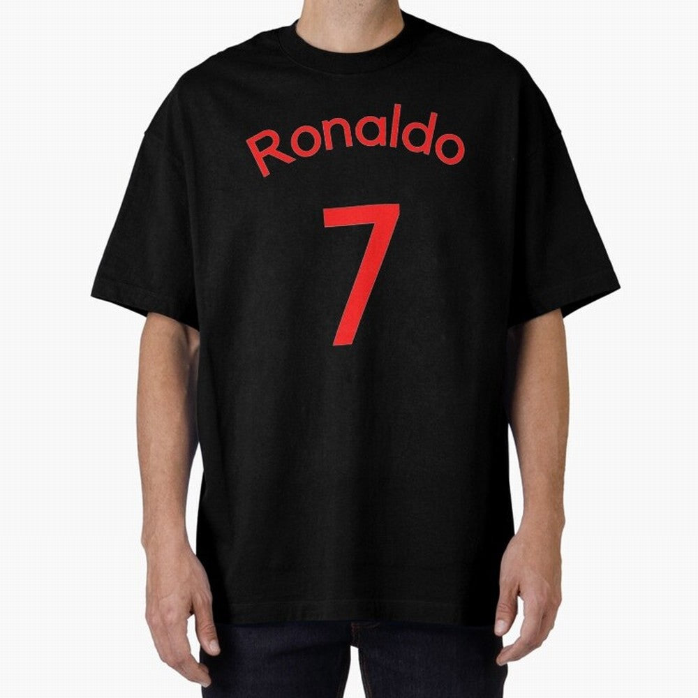 Ronaldo Manchester United Oversized T-Shirt Bring a Champion Mindset to Match Day Hype around FIFA World Cup 2026, Haaland, Brazil, Portugal and Argentina, Match Day Excitement, Supporter Culture, Golden Goals and Global Football Passion; Great for