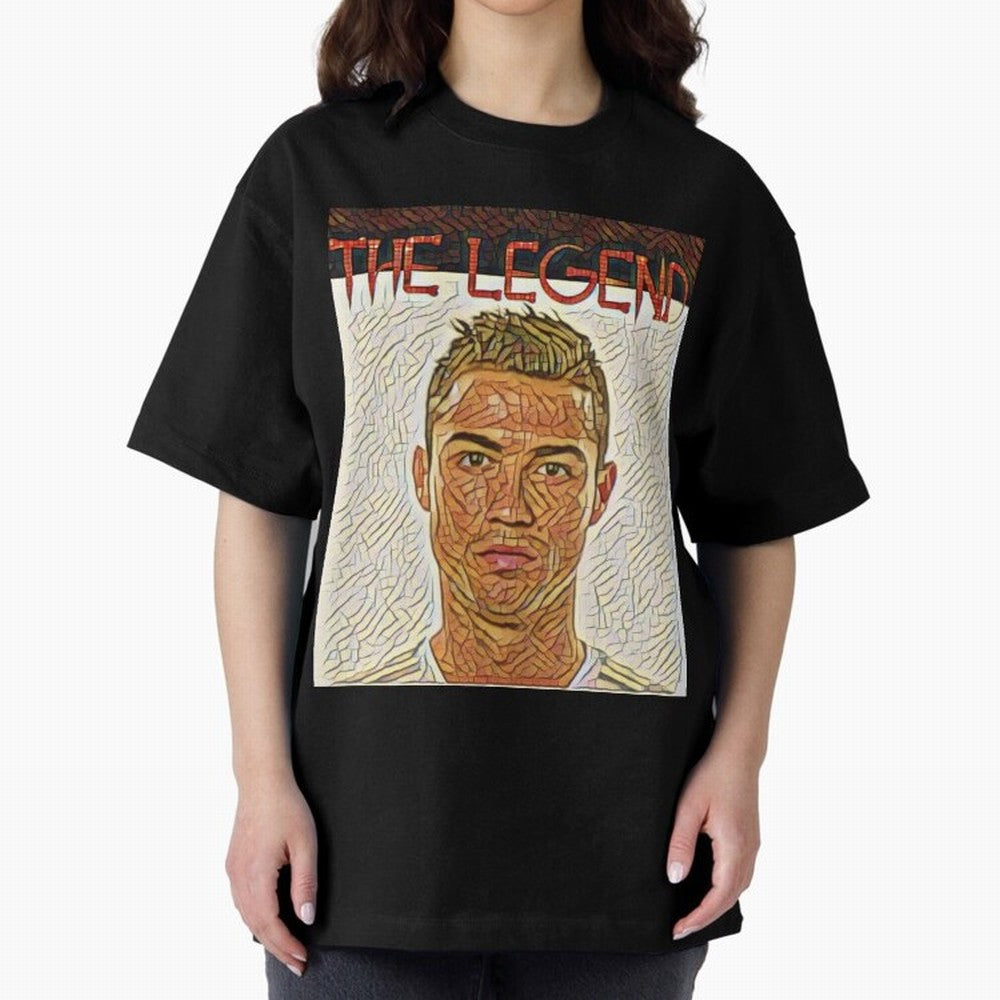 Cristiano Ronaldo Oversized T-Shirt Bring Supporter Culture to FIFA World Cup 2026 Group Stage Inspired by Haaland and Mbappe, England Energy, Champion Mindset, Group Stage Buzz, Knockout Tension and Passionate Fan Culture; Perfect for Fans,