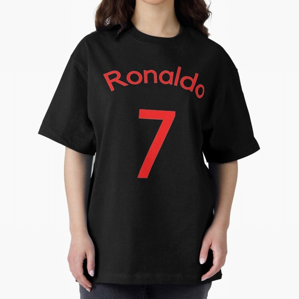 Copy of Ronaldo Manchester United Oversized T-Shirt Bring Retro Soccer Energy to Match Day Hype around FIFA World Cup 2026 USA Canada Mexico, CR7 and Messi, Portugal, Match Day Excitement, Supporter Culture, Golden Goals and Global Football