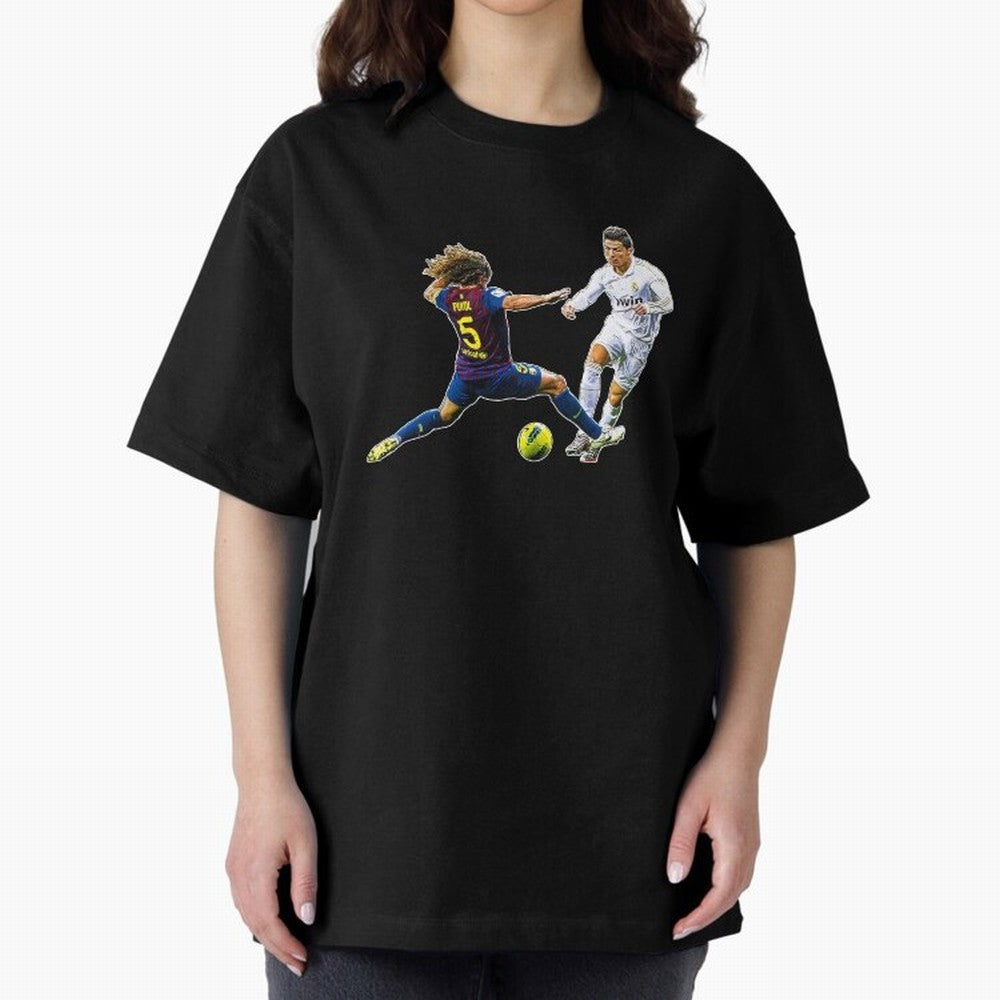 Ronaldo Oversized T-Shirt Share the FIFA World Cup 2026 Journey through Mbappe Highlights, Portugal Pride, Tournament Hype, Historic Matchups, Family Viewing Parties and Global Sports Pride; Ideal for Fans Who Follow Messi, Cristiano Ronaldo, CR7,
