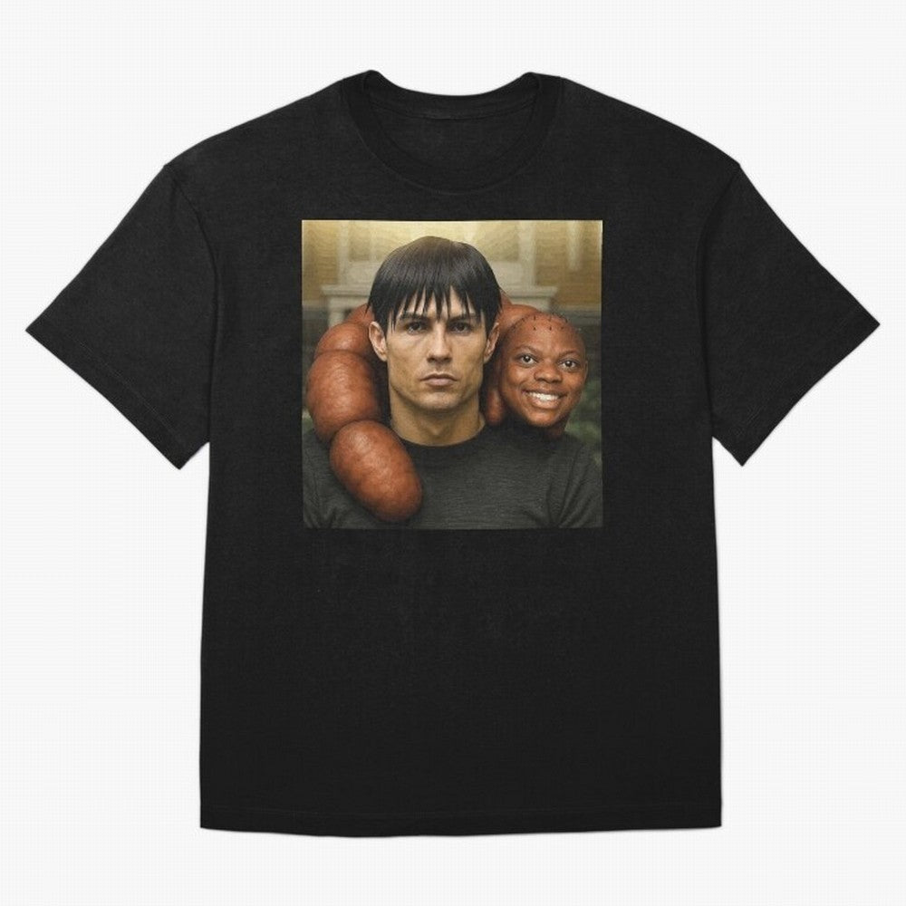 Ronaldo and Speed Oversized T-Shirt Celebrate Supporters United by the FIFA World Cup 2026 Journey through Haaland Highlights, France Pride, Classic Soccer Heritage, Championship Pressure, Fan Loyalty and International Pride; Ideal for Football