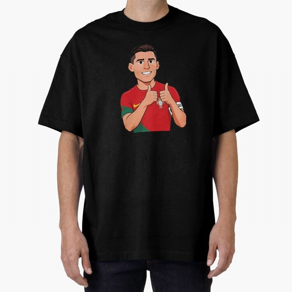 World CUP Cristiano Oversized T-Shirt Live the Energy of FIFA World Cup 2026 Group Stage Spirit, Capturing Argentina, France and Brazil, Messi and Cristiano Ronaldo, Goal Celebration Energy, Supporter Heritage, Football Icons and Worldwide