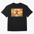 Soccer Player in Mid-Air Celebration Legend CR7 Oversized T-Shirt Make the Season About FIFA World Cup 2026 Group Stage for Fans of Messi and Portugal, Spain and Germany, Bringing Championship Spirit, Famous Goals, Roaring Crowds and International